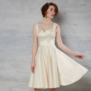 Candice Gwinn New Orleans A-Line Dress in Cream